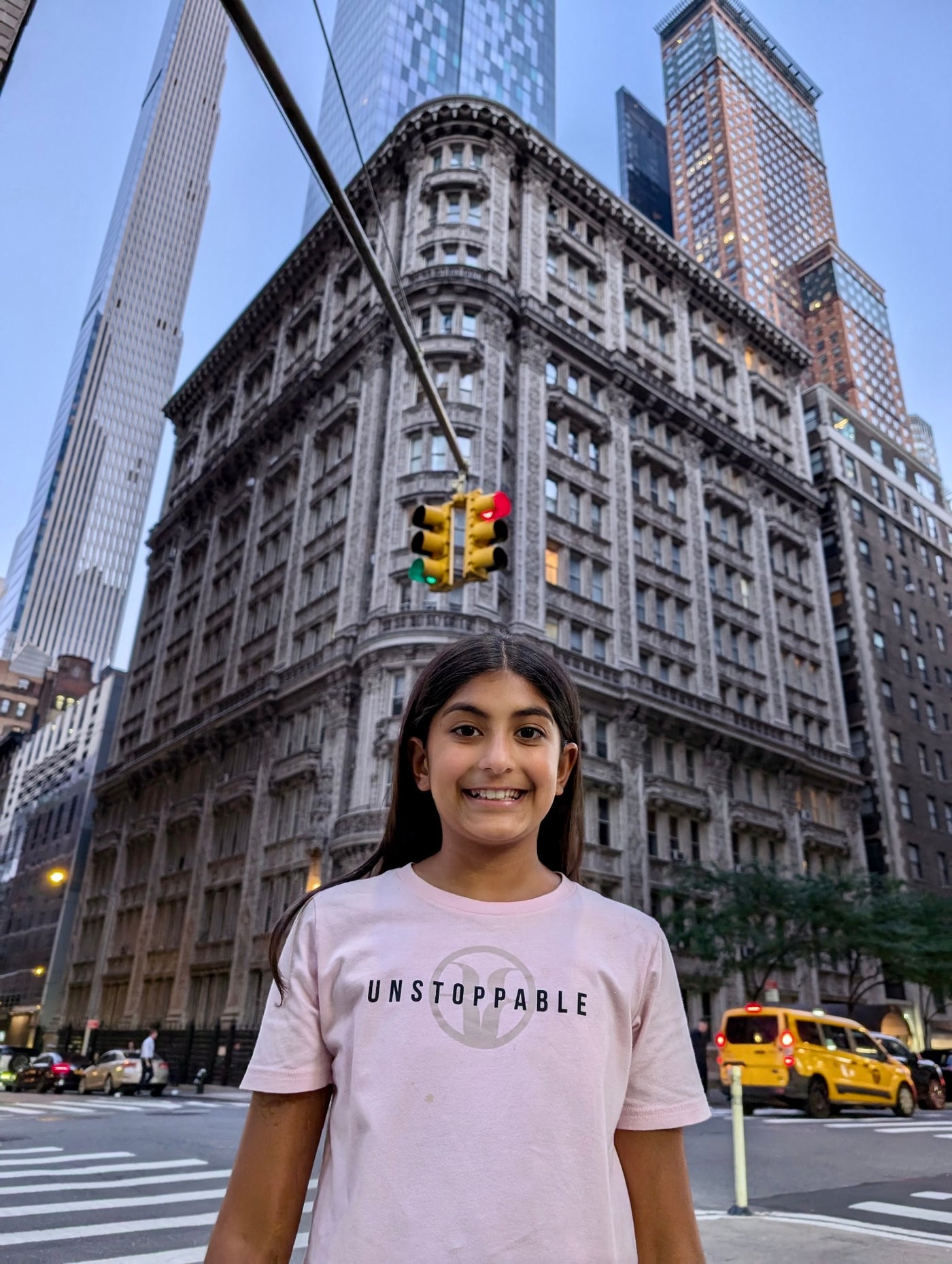 Rehna Raiya Pink Unstoppable Tee [Youth]