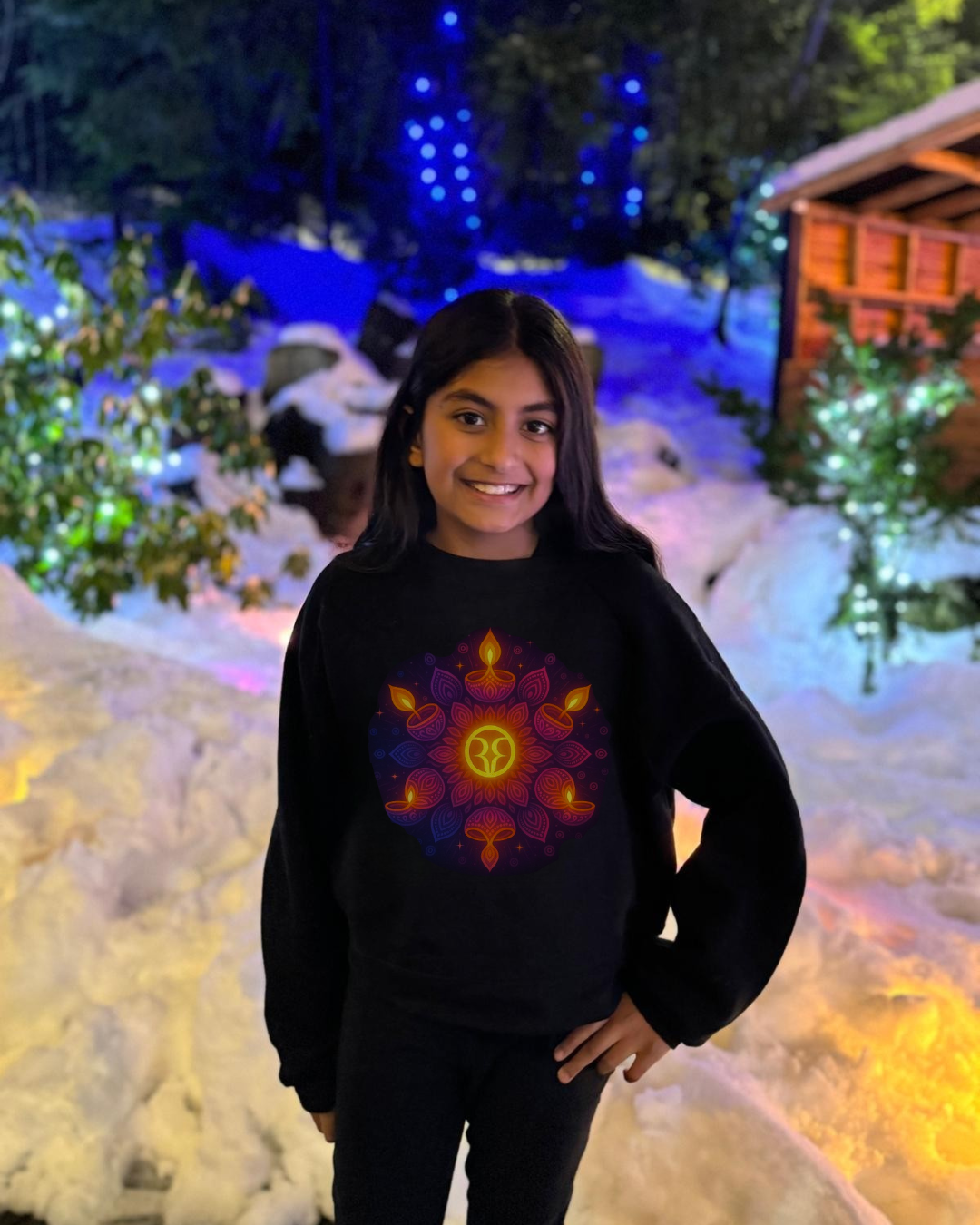 Diwali Long Sleeve Pullover [Teens/Adults]