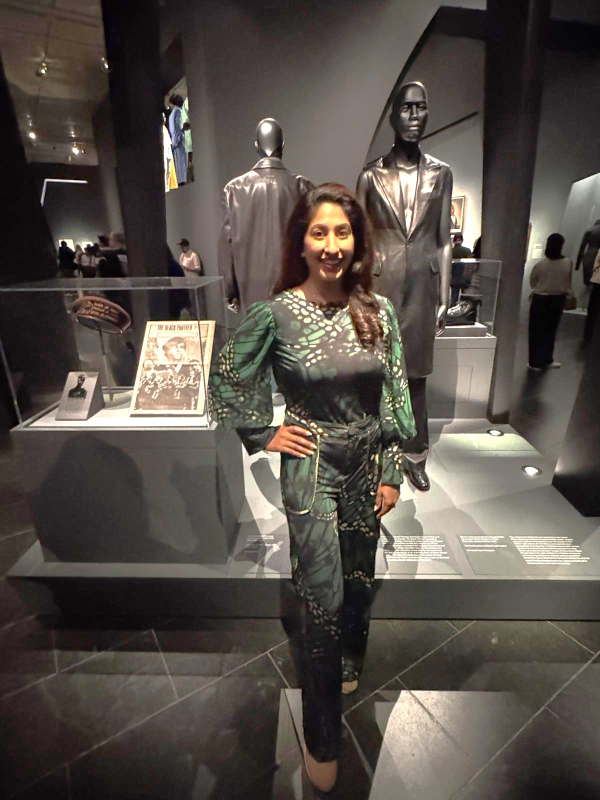 Monarch Print Long Sleeve Jumpsuit