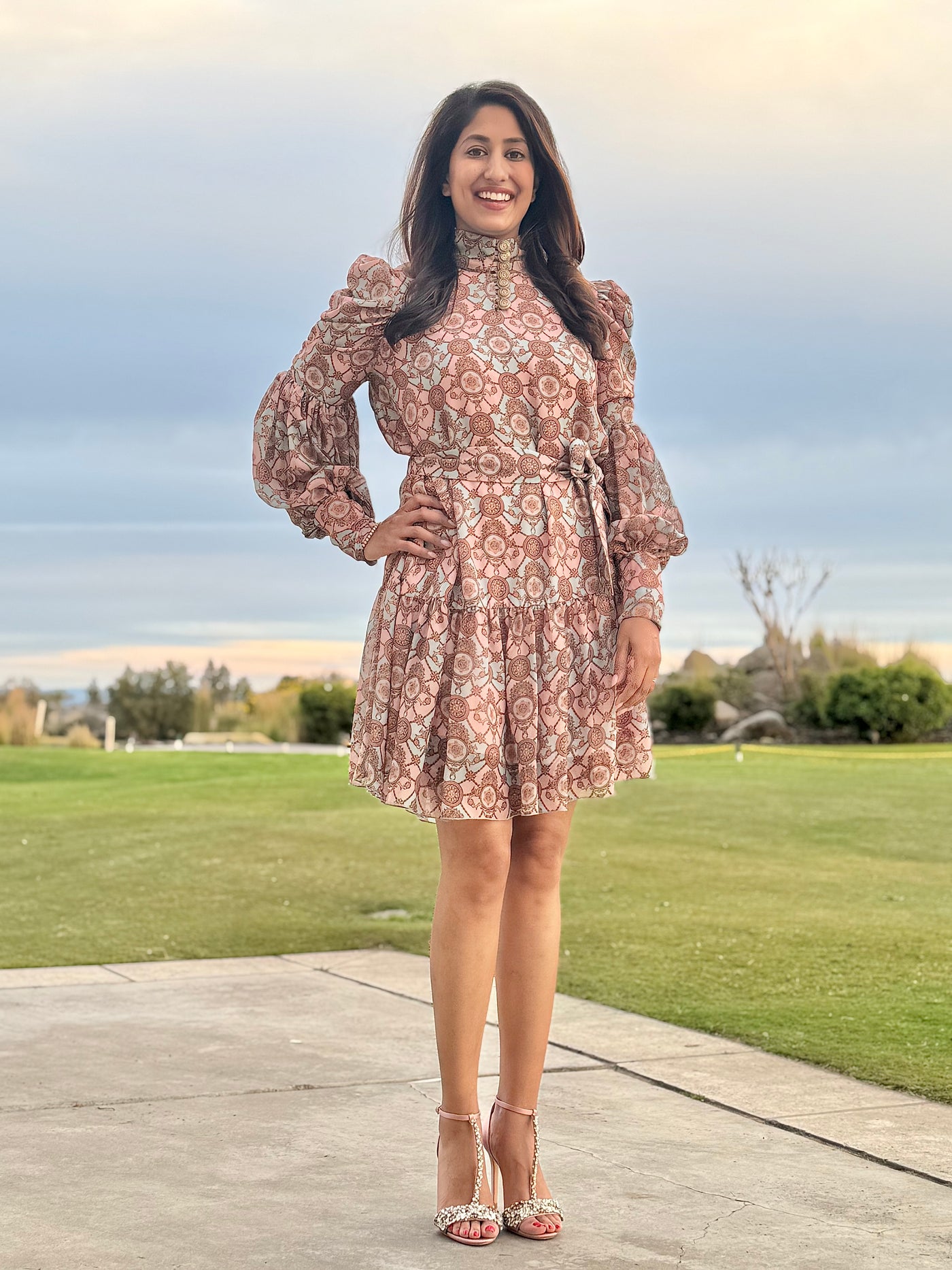 Rehna Raiya Signature© Long Sleeve Women's Dress