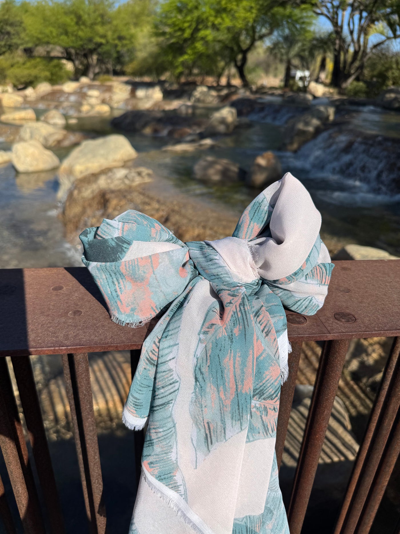 Rehna Raiya Camellia Print Scarf