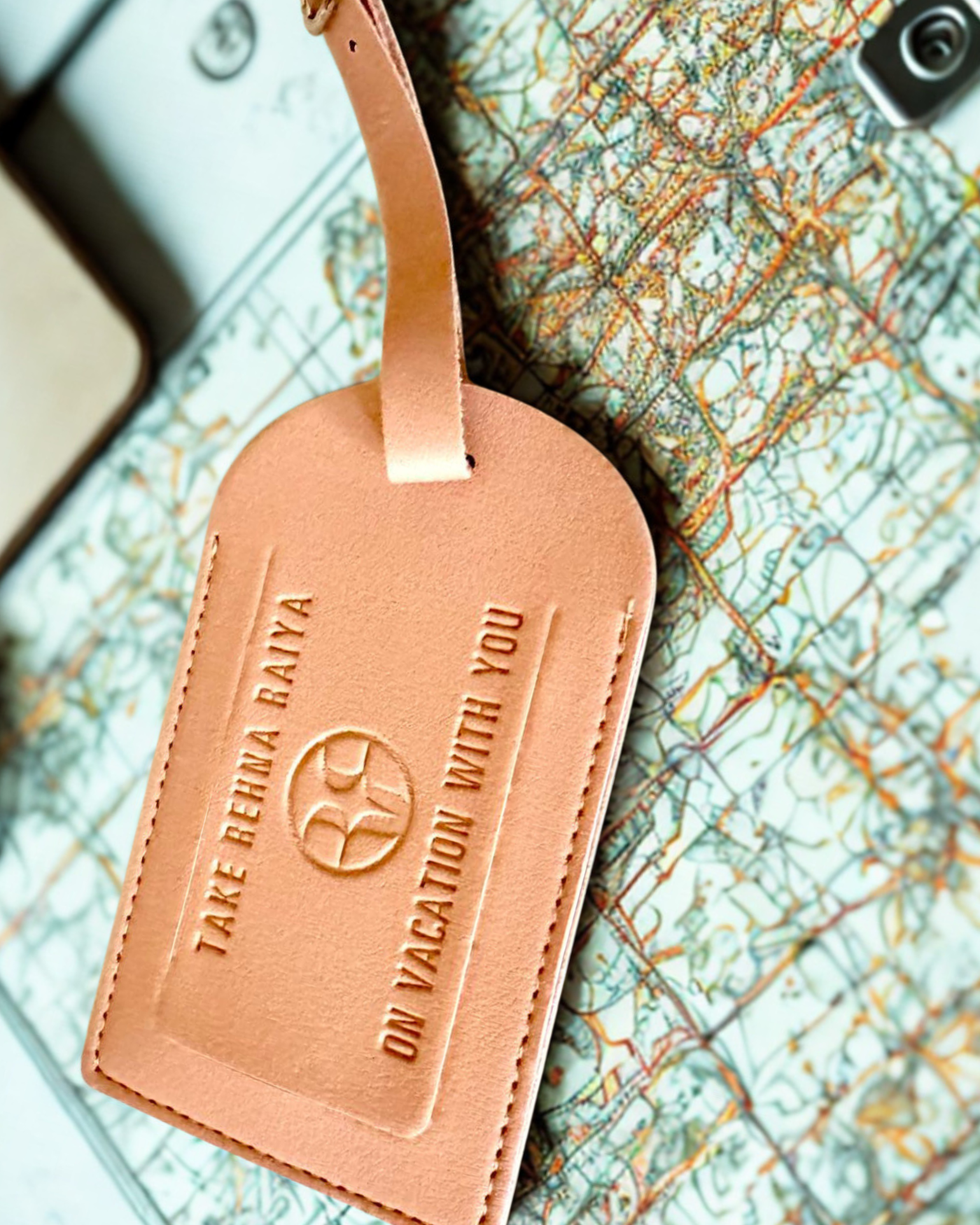 Rehna Raiya Pink Luggage Tag