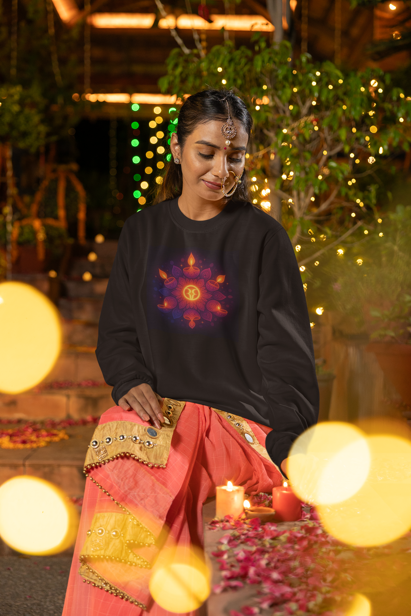 Diwali Long Sleeve Pullover [Teens/Adults]