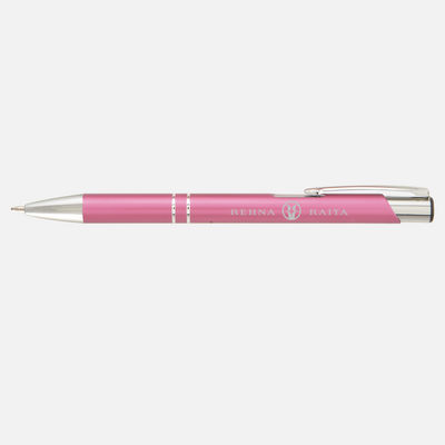 Rehna Raiya Metallic Pink Click Pen