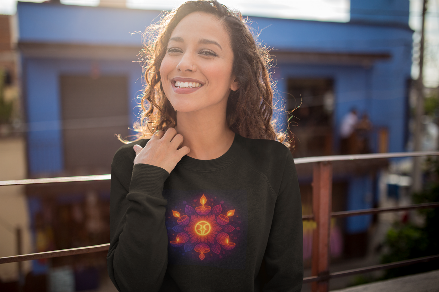 Diwali Long Sleeve Pullover [Teens/Adults]