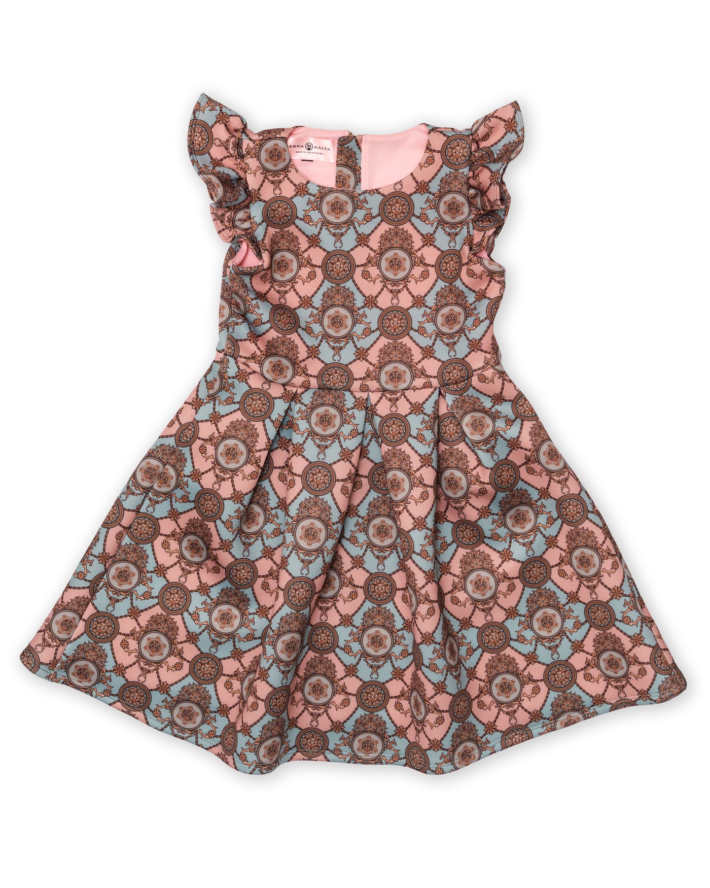 Rehna Raiya Signature© Victorian Girls Dress with Shorts