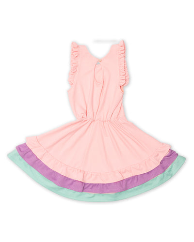 Cotton Candy Dress with Shorts