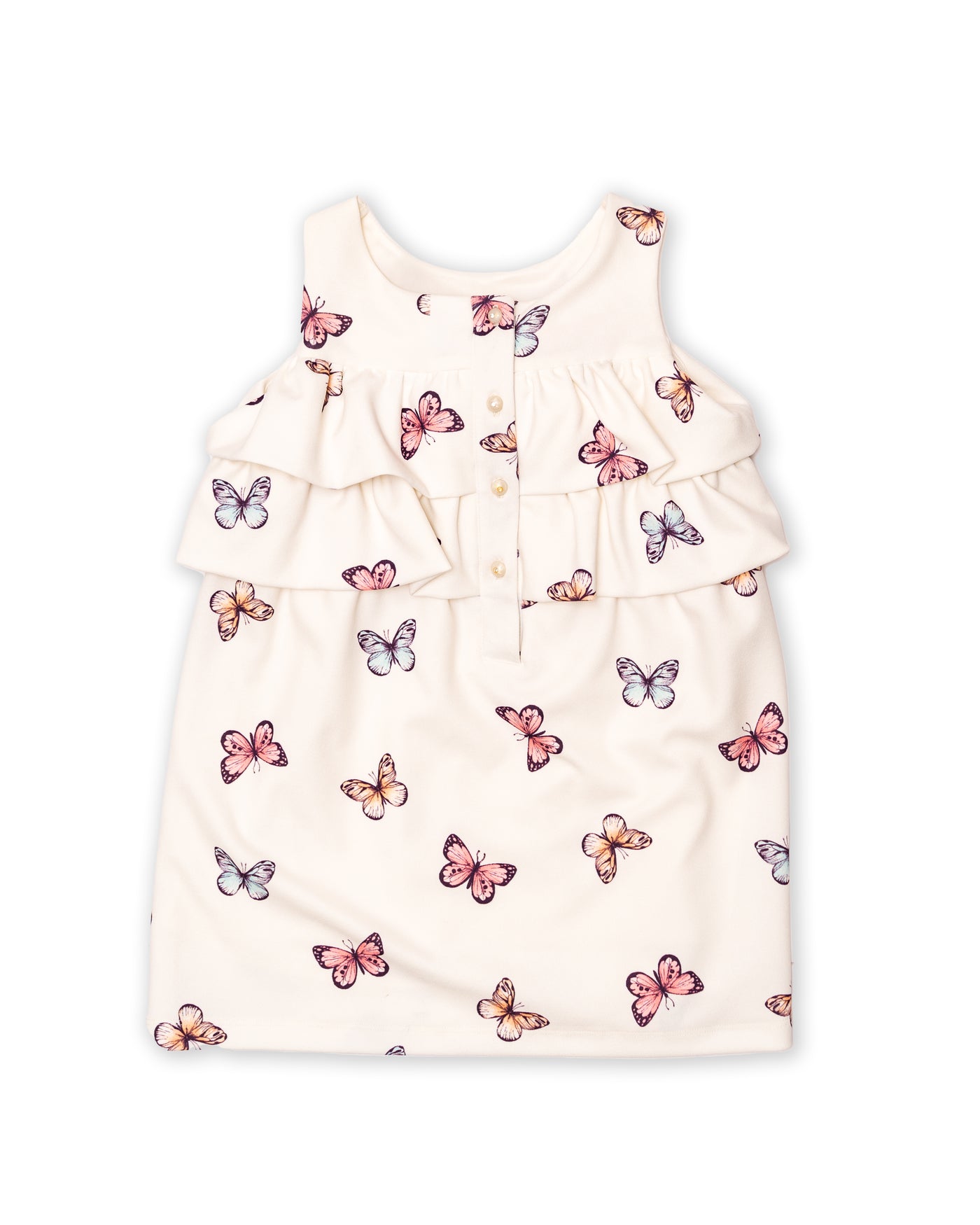 Spring Flutter Dress with Shorts