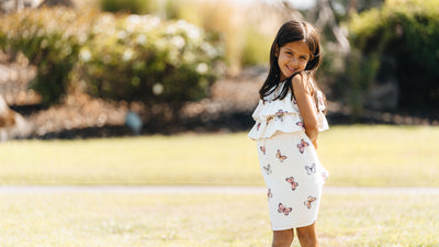 Spring Flutter Dress with Shorts