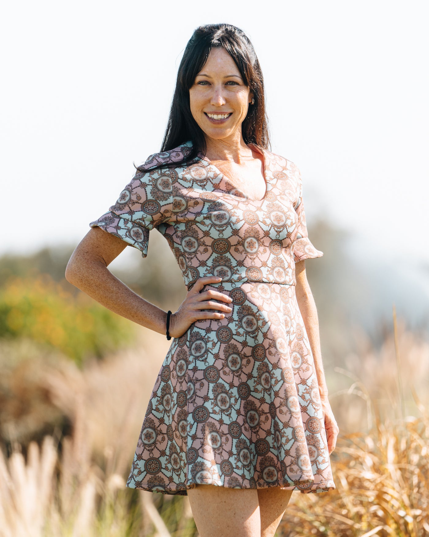Rehna Raiya Signature© Print Belle Women's Dress